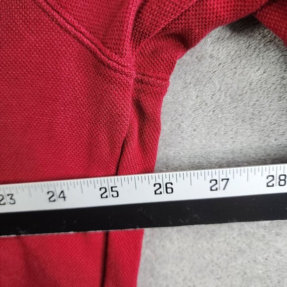 Mens Red Roundtree & Yorke Pullover Sweatshirt 1/2 Zip Long Sleeve Size 2XT - Picture 8 of 10